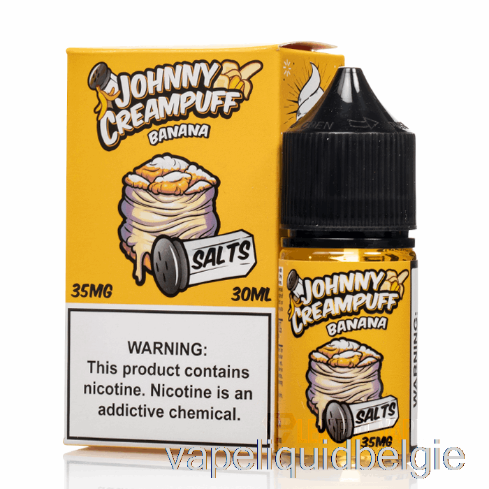 Vape België Banaan - Johnny Creampuff Salts - 30ml 35mg